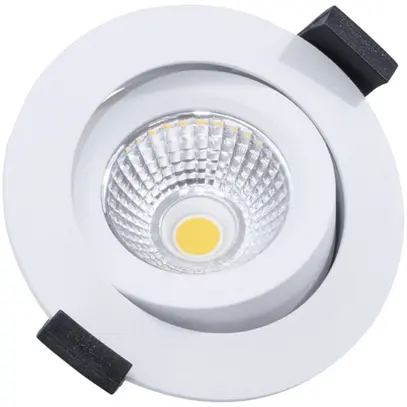 Downlight LED DOTLUX CIRCLEminidim 6W 580lm 3000K IP44 38° REG Ø85mm bianco 