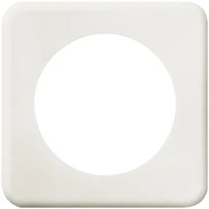 Abdeckplatte Feller, 1×1, Ø58mm, weiss 