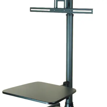 Supporto a rotelle per schermo VALUE 35kg nero 