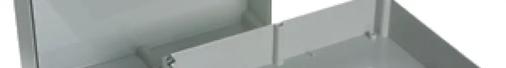 Boîtier AP Woertz Lithos 200×120×90mm gris clair IP65 polycarbonate 