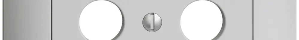 Kit frontal ENC EDIZIOdue gris clair 88×88mm 