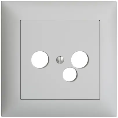 Kit frontal ENC EDIZIOdue gris clair 88×88mm 