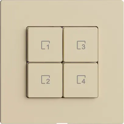 Pulsante scena 4 scene/4T WLAN Edue Wiser vanille 