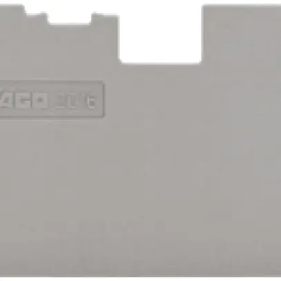 Paroi de fermetur.WAGO TopJob-S gris 2P pour série 2016 