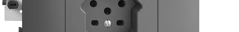 Presa INS tipo 15 EDIZIOdue, 46…69mm, grigio scuro 