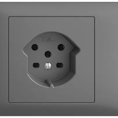 Presa INS tipo 15 EDIZIOdue, 46…69mm, grigio scuro 