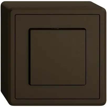 Interrupteur à poussoir AP EDIZIO.liv SNAPFIX® interrupteur/inverseur 3/1L br 