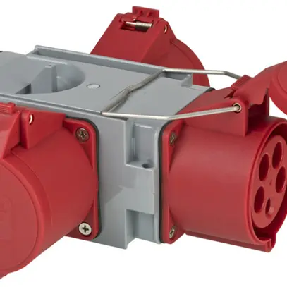 Deviatore incrociato Brennenstuhl 1×spina CEE32/5 3×presa CEE32/5 IP44 