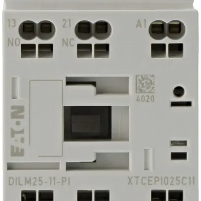 Contattore di potenza Eaton 3P 11kW 1Ch, 1R, 230V 50Hz 240V 60Hz Push-in 