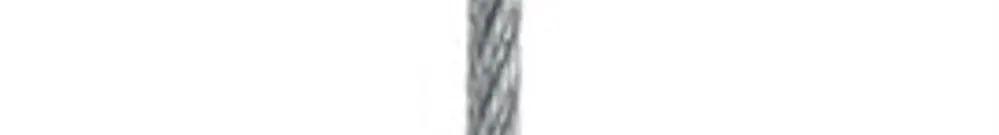 Sganciam di fune metalllica 3m, argento 