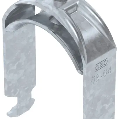 Schnellverleger BET 2056 H-Fuss Metall 58…64mm 1×Kabel Stahl tfZn 