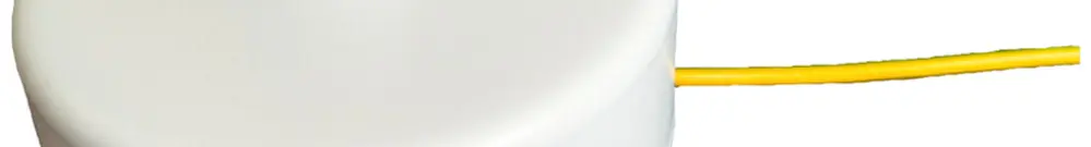 Rosone Elektrogros acciaio Ø100×24mm bianco 