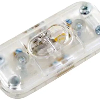 Zwischenschalter Elektrogros für Flachkabel, transparent 