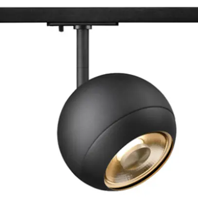 Spot SLV LIGHT EYE 150 GU10 1×13W VAR AD1PH Ø150mm noir 