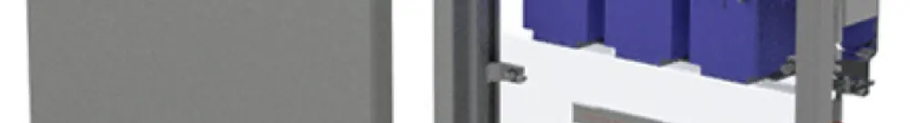 Cofano d'abbonati Rauscher & Stoecklin ENC-400/LT/S 3P 442×888×175mm 