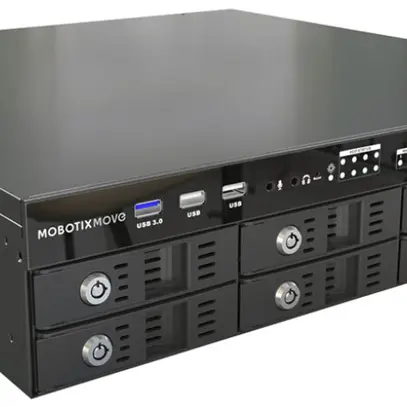 Enregistreur vidéo MOBOTIX MOVE Mx-S-NVR1A-64-POE24, 8× 3.5" SATA3 64-ch ONVIF-S 