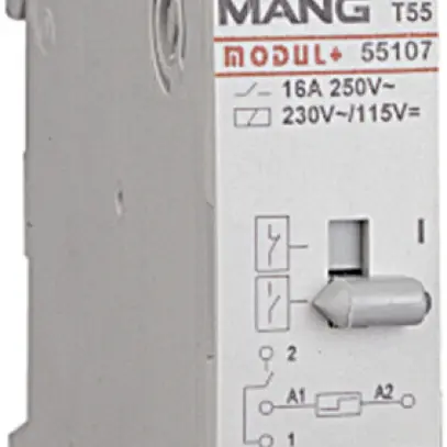 Teleruttore Mang 1C 16A 230VAC/115VDC T55/55157 