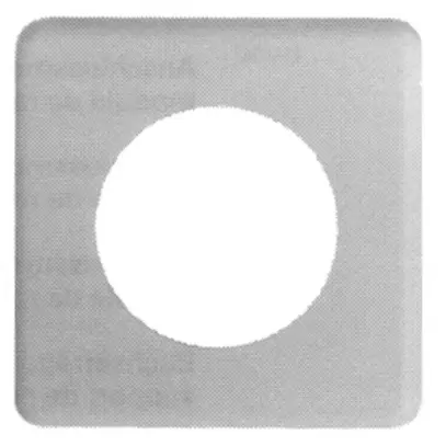 Placca frontale AP Classic 58mm nero 
