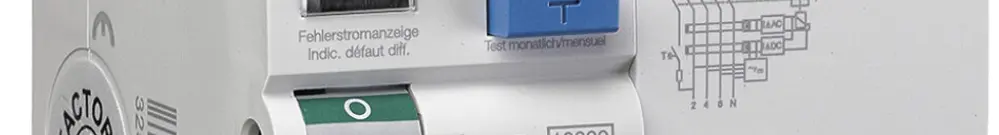 Fehlerstromschutzschalter Hager 3P+N 10kA 25A 30mA Typ B EV 4TE 