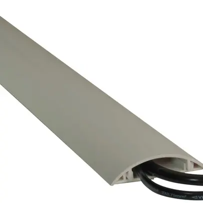 Canale guidacavi a pavimento VALUE 1000×60×12mm a volta PVC grigio 