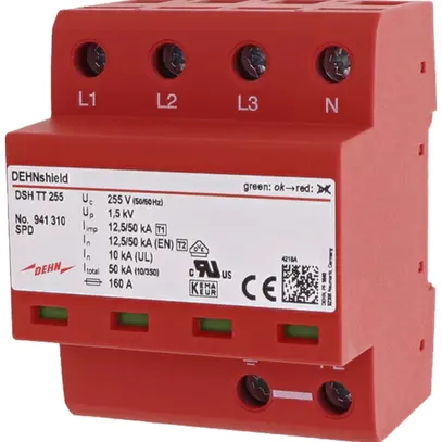 Scaricatore combinato DEHN/elvatec SE DSH TT 255, TN-S, TT 230V 50kA 