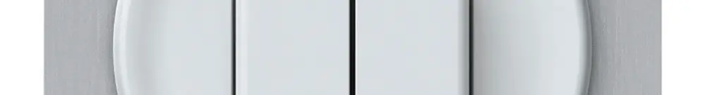 Interruttore a pulsante INC origin sch 3 + NO/NC 77×77mm bianco 