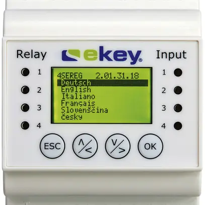 Unité de commande AMD Hager ekey multi REG 4 blanc 