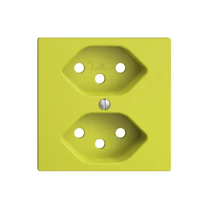 Placca frontale 2×T13 EDIZIOdue lemon 