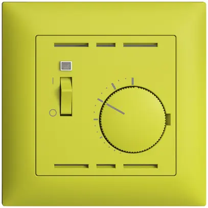 Termostato ambiente INC EDIZIOdue lemon, con interrutore 