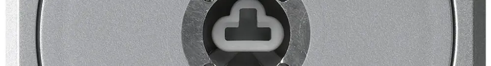 Contact pivotant à clé ENC robusto aluminium sans clapet sans cylindre 1P 