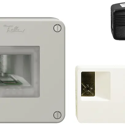 Lecteur d'empreintes digitales NUPU NEVO overto Home 1 SET AP, gris clair 