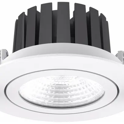 Spot LED INC iQLEDS Luna R 5W 3000K 475lm trou Ø72mm 60° IP65 blanc 