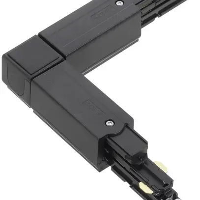 Raccord en L PULSE GLOBAL TRAC, interne, noir 