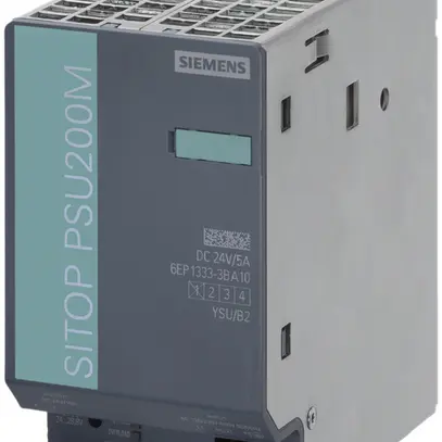 Stromversorgung Siemens SITOP PSU200M, IN:120/230…500VAC (1/2L), OUT:24VDC/5A 