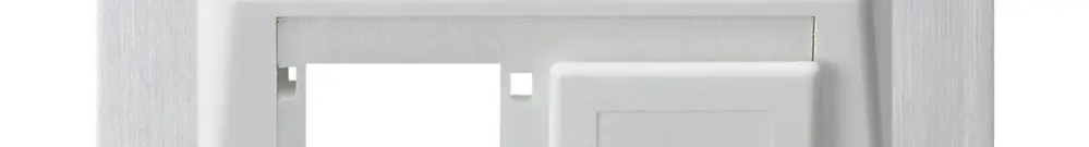 Kit de montage ENC kallysto R&M freenet blanc avec plaque de fixation 