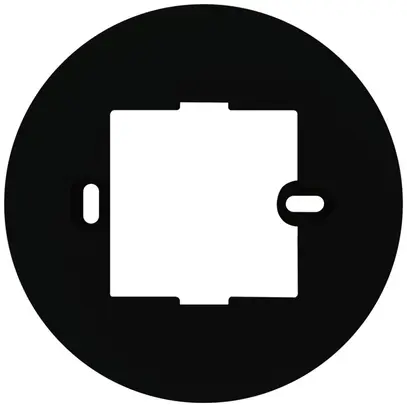 Telaio AP MDT SCN-KP360R306.01 per SCN-KP360K306.03 Ø100×14mm nero op. 