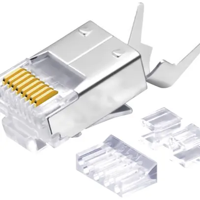 Fiche terrain ROLINE version courte RJ45/s cat.6A 0.94…1.1mmØ transparent 