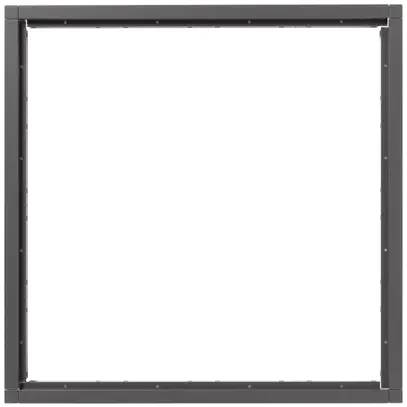 Cadre AP Siedle 16× 431×431×38mm gris 