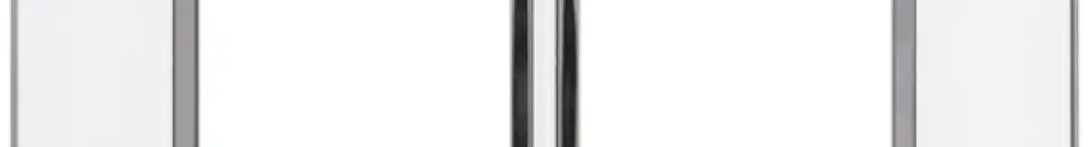 Intestazione INC Legrand Arteor 1×2, orizzontale, mirror white 
