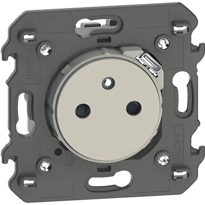 Prise Living Now FR avec USB-C intégré 2 modules sand 