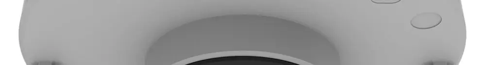 Elemento frontale Spotbox Mini Flex Ø65mm per calcestruzzo a vista grigio 