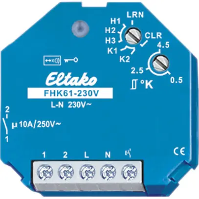 EB-RF-Schaltaktor Eltako 230VAC, Heiz-Kühl-Relais 