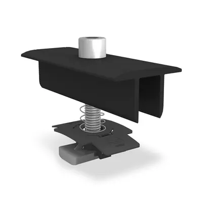 K2 XS Modulmittelklemme schwarz eloxiert 