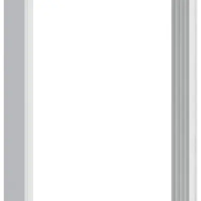 Cadre de montage AP ABB AP636, pour distributeur UK600 3-rangées, blanc 