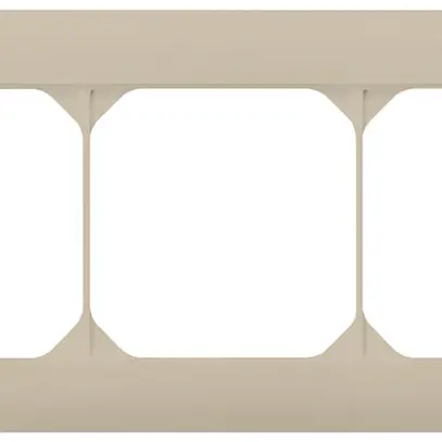 Cadre de recouvrement ENC kallysto.line 1×3 beige horizontal 92×212mm 