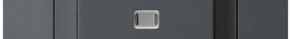 Interruttore pulsante luminoso INC kallysto.trend 3/1P antracite 