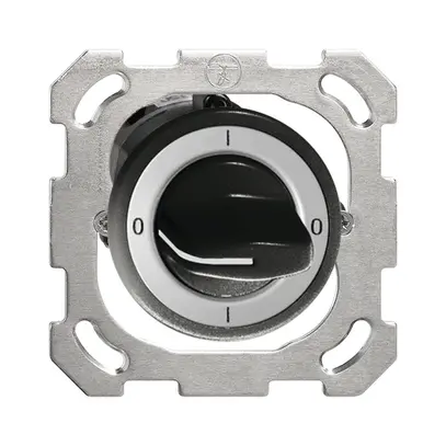 UP-Drehschalter FH 0/1L schwarz mit Drehgriff 