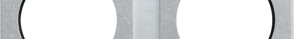 En-tête ENC robusto 1×2 aluminium 