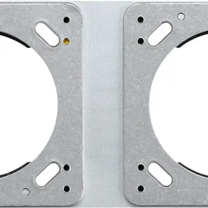 UP-Kopfzeile robusto 1×2 aluminium 