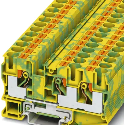Morsetto di protez.0.5…16mm² Push-in verde/giallo PT 10-TWIN-PE 